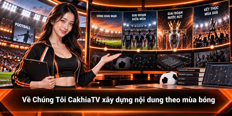 Về Chúng Tôi CakhiaTV xây dựng nội dung theo mùa bóng